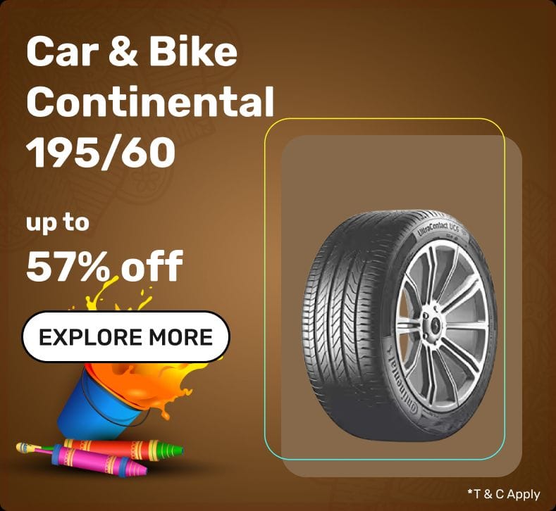 Up to 5% off on tyres