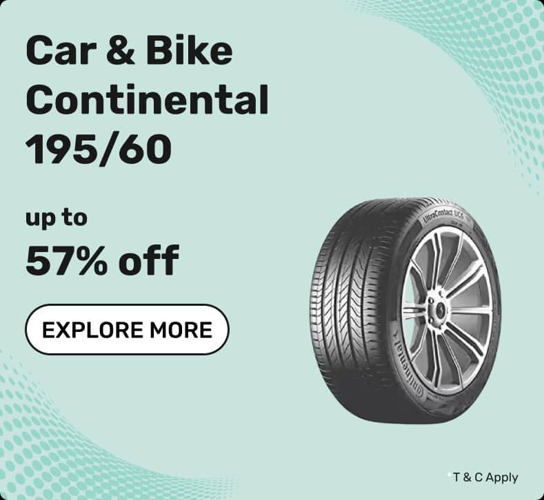 Up to 5% off on tyres