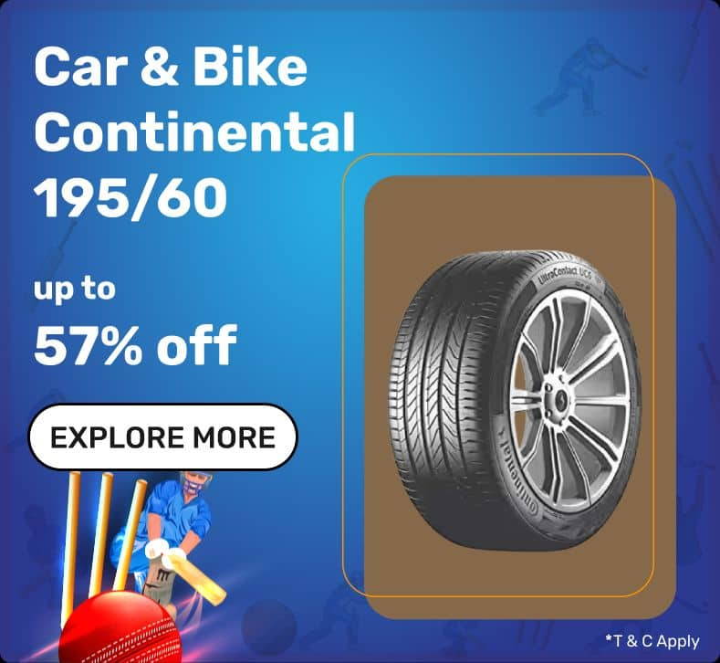 Up to 5% off on tyres