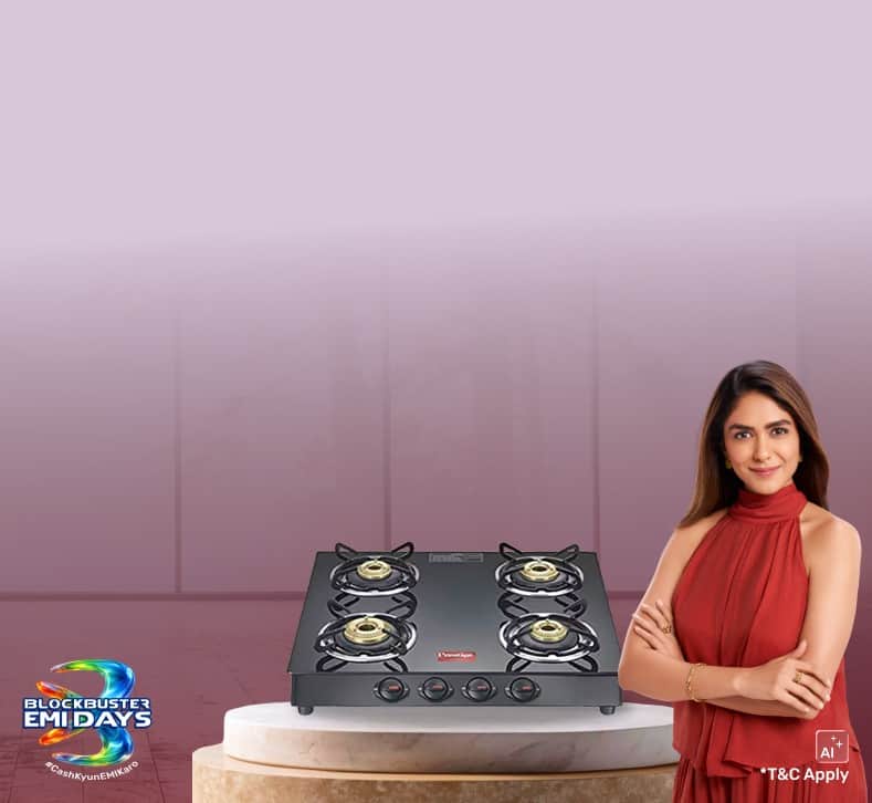 Prestige 4-burner gas stove