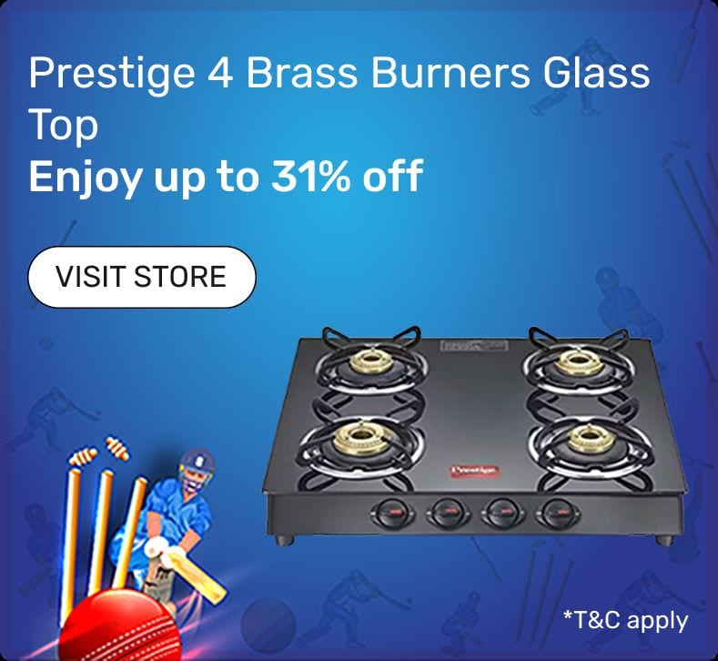 Prestige 4-burner gas stove