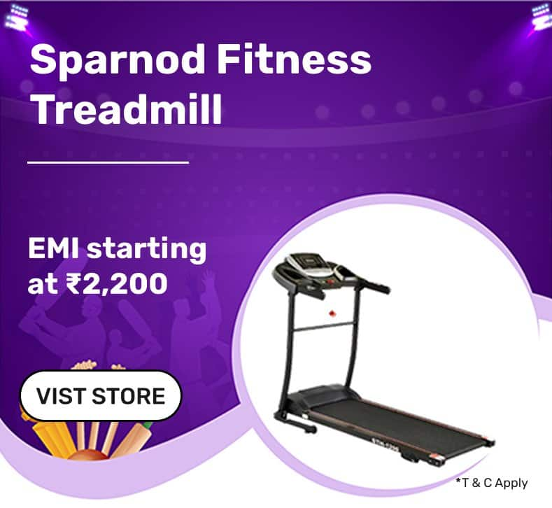 Treadmills at ₹2,200/m