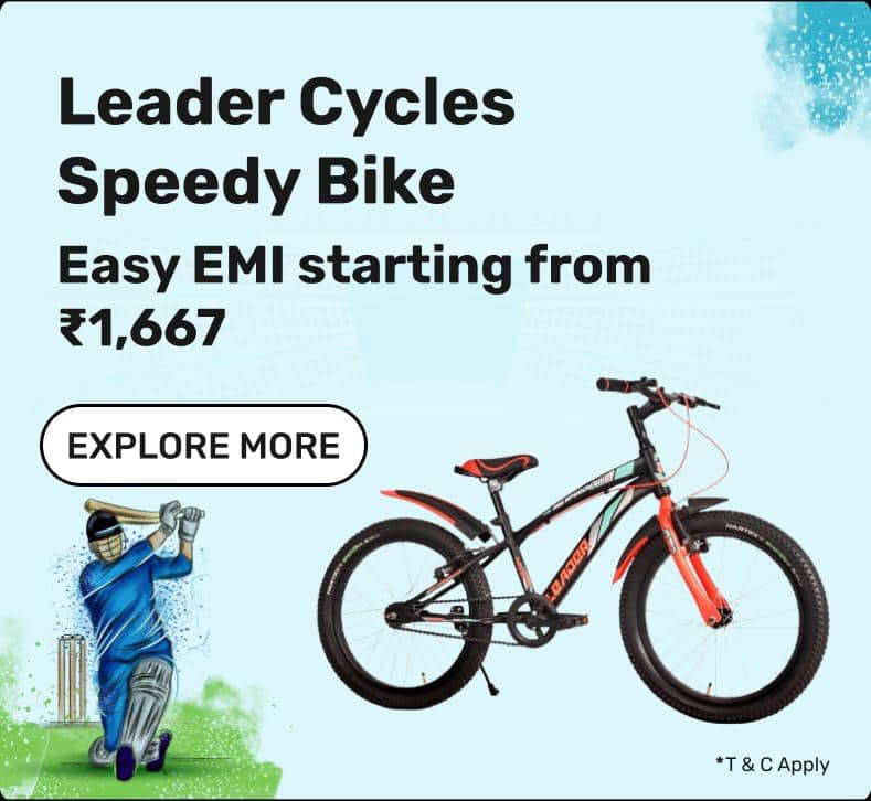 Cycle at ₹2,167/m