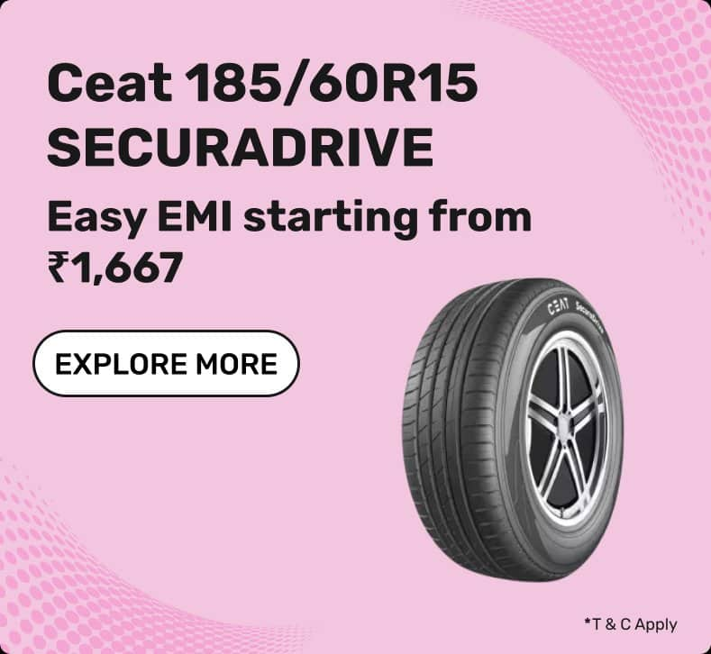 Ceat R15 SECURADRIVE Tyres