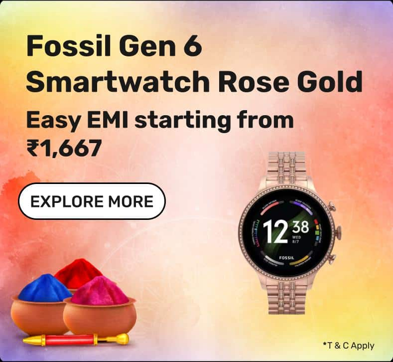 Fossil Gen-6 at ₹3,833/m