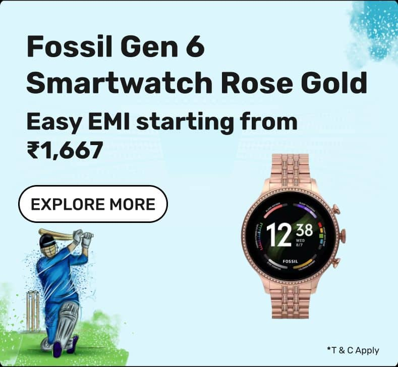 Fossil Gen-6 at ₹3,833/m