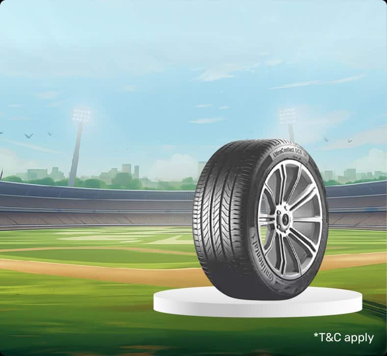 Up to 5% off on tyres