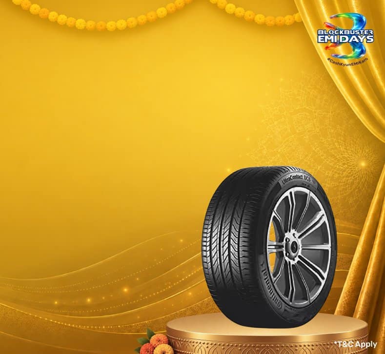 Up to 5% off on tyres