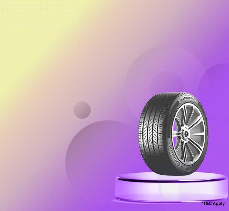 Up to 5% off on tyres