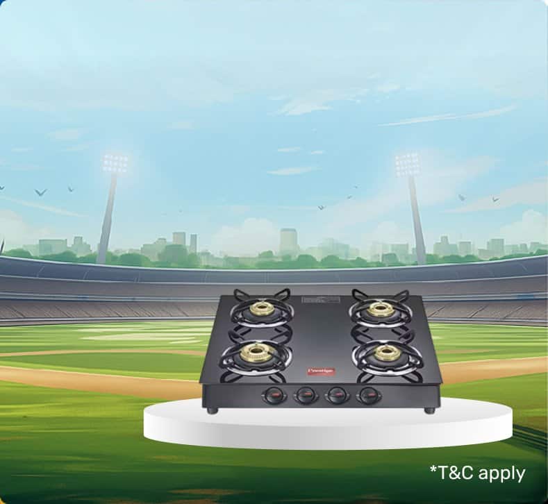 Prestige 4-burner gas stove