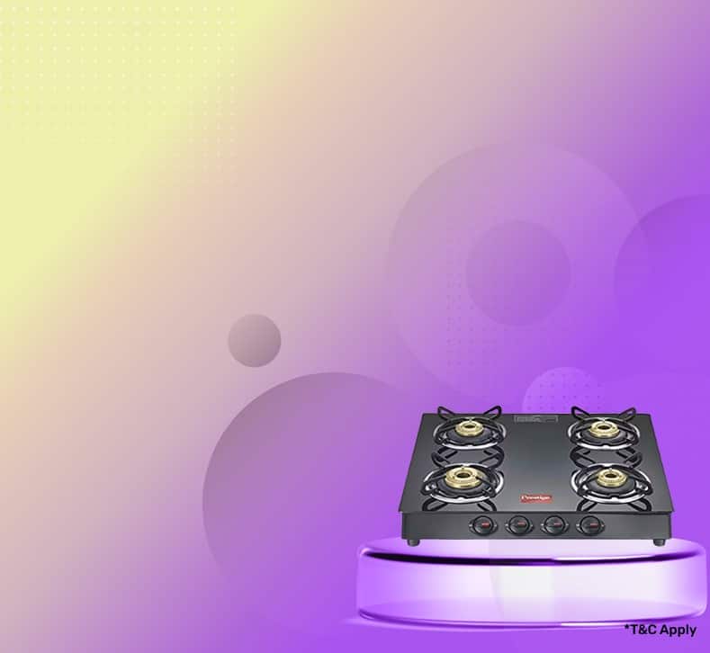 Prestige 4-burner gas stove