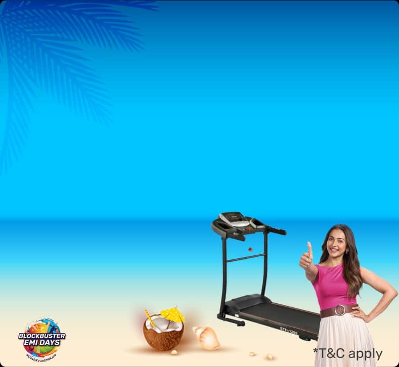 Treadmills at ₹2,200/m