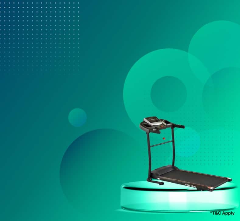 Treadmills at ₹2,200/m