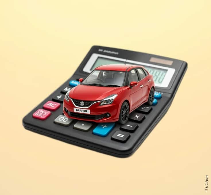 Book  your Maruti Suzuki Baleno on EMIs