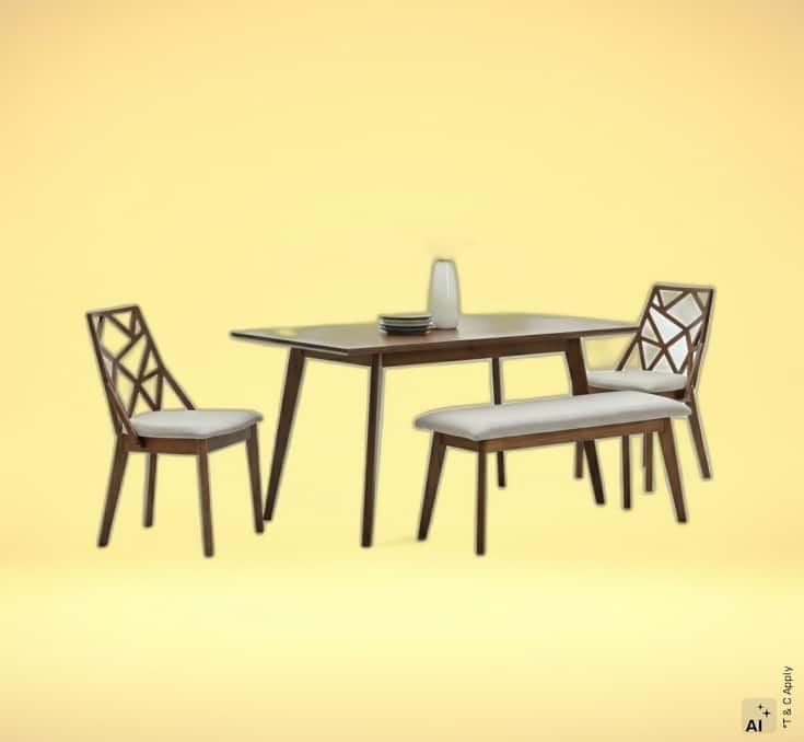 @home by Nilkamal Alice Bench Dining Set