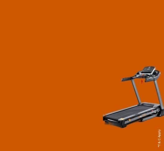 Treadmills at ₹2,200/m