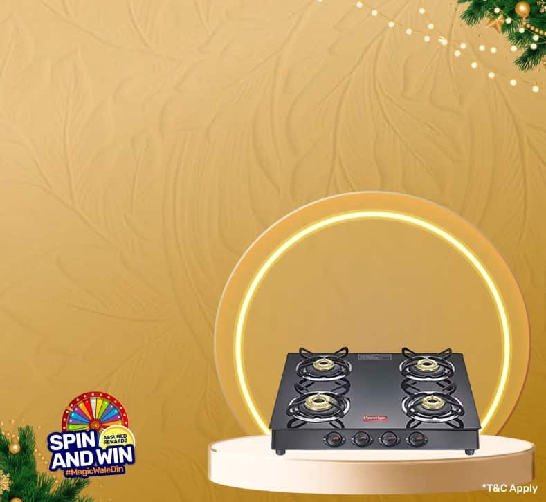 Prestige 4-burner gas stove