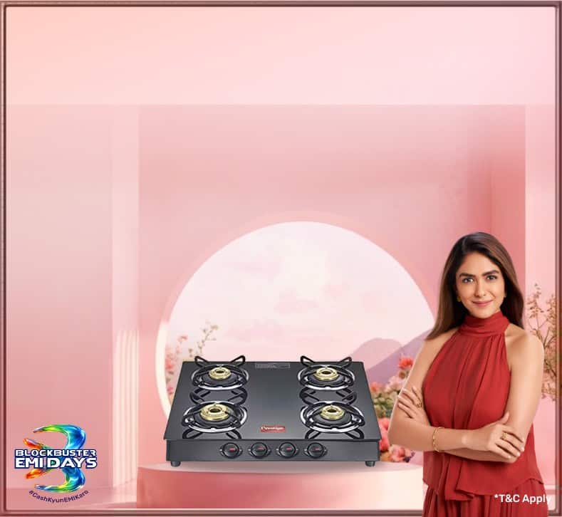 Prestige 4-burner gas stove