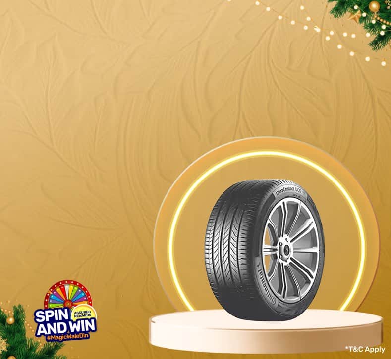 Up to 5% off on tyres