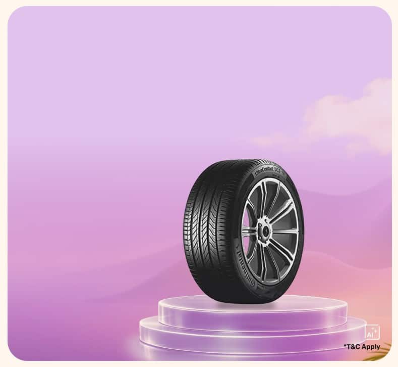 Up to 5% off on tyres
