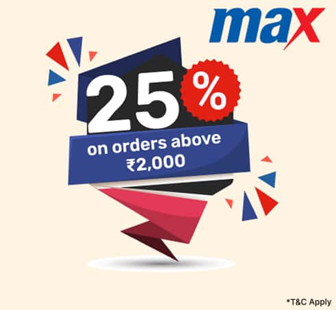 Insta EMI Card | 25% off on Max
