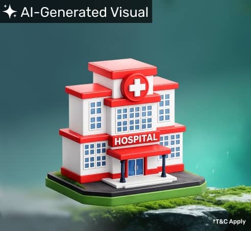 Cashless treatment at 10,000+ hospitals