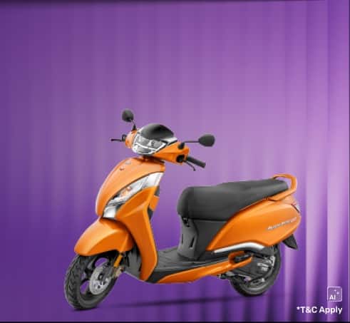 Book the new TVS Jupiter 125 Disc easily