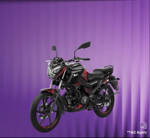TVS Raider 125 drum: Own It on Easy EMIs