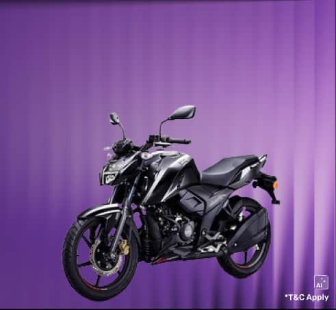TVS Apache 160 Disc Drum on easy EMIs