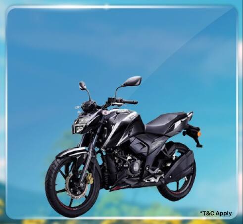 TVS Apache 160 Disc Drum on easy EMIs
