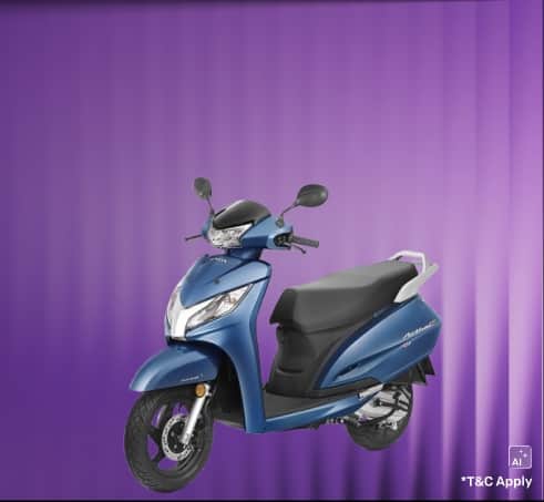 Bring home Honda Activa on easy EMIs