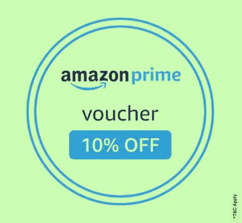 Get 10% off on Amazon Prime Voucher