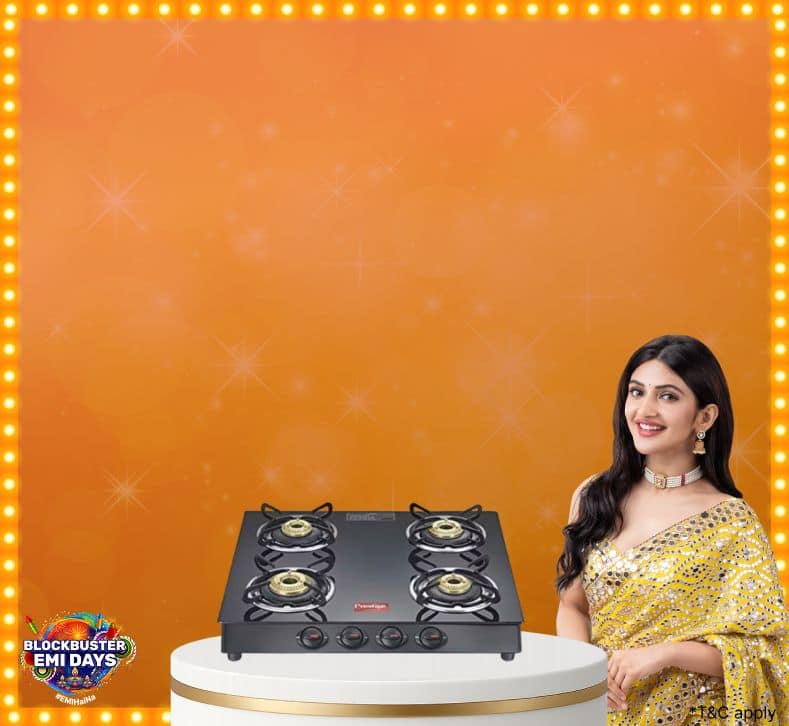 Prestige 4-burner gas stove