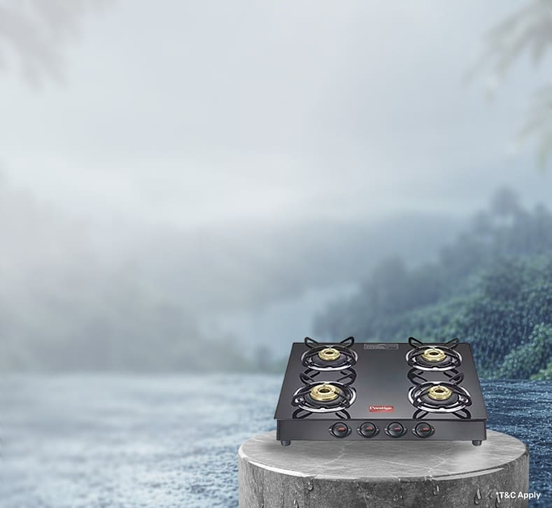 Prestige 4-burner gas stove