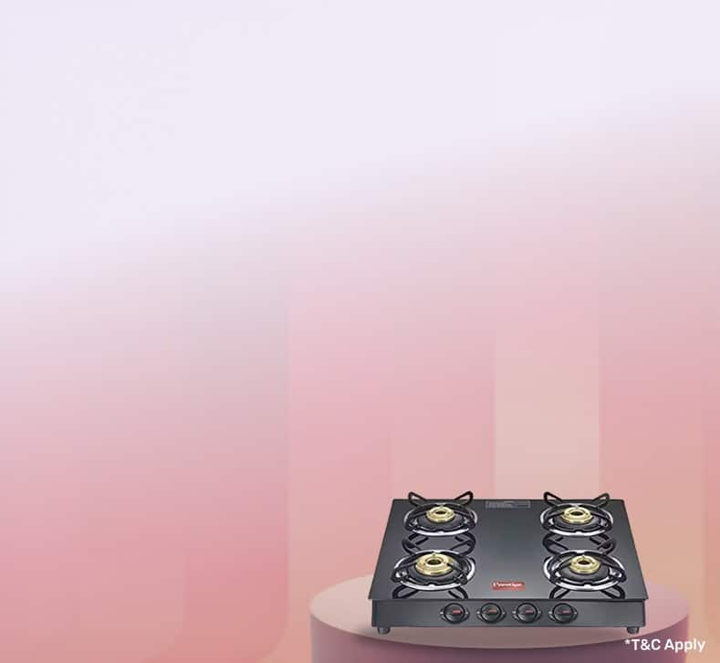 Prestige 4-burner gas stove