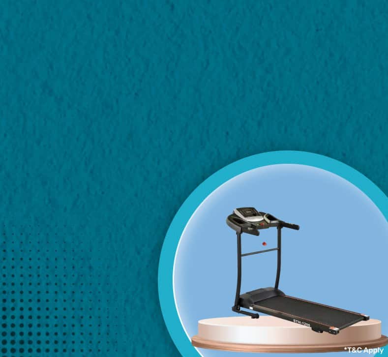 Treadmills at ₹2,200/m