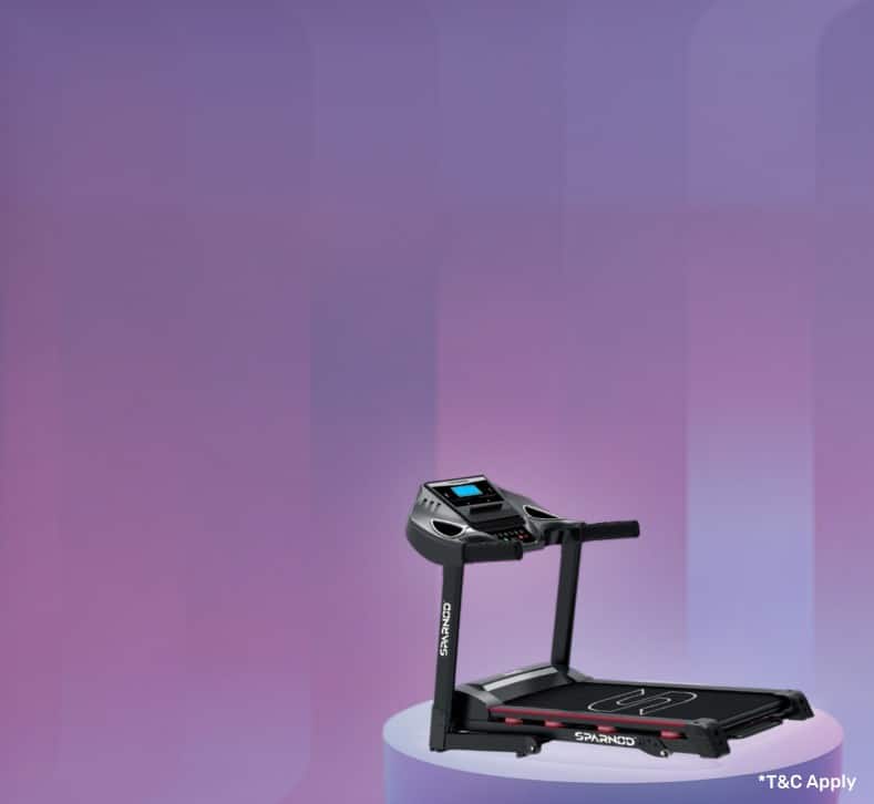 Treadmills at ₹2,200/m